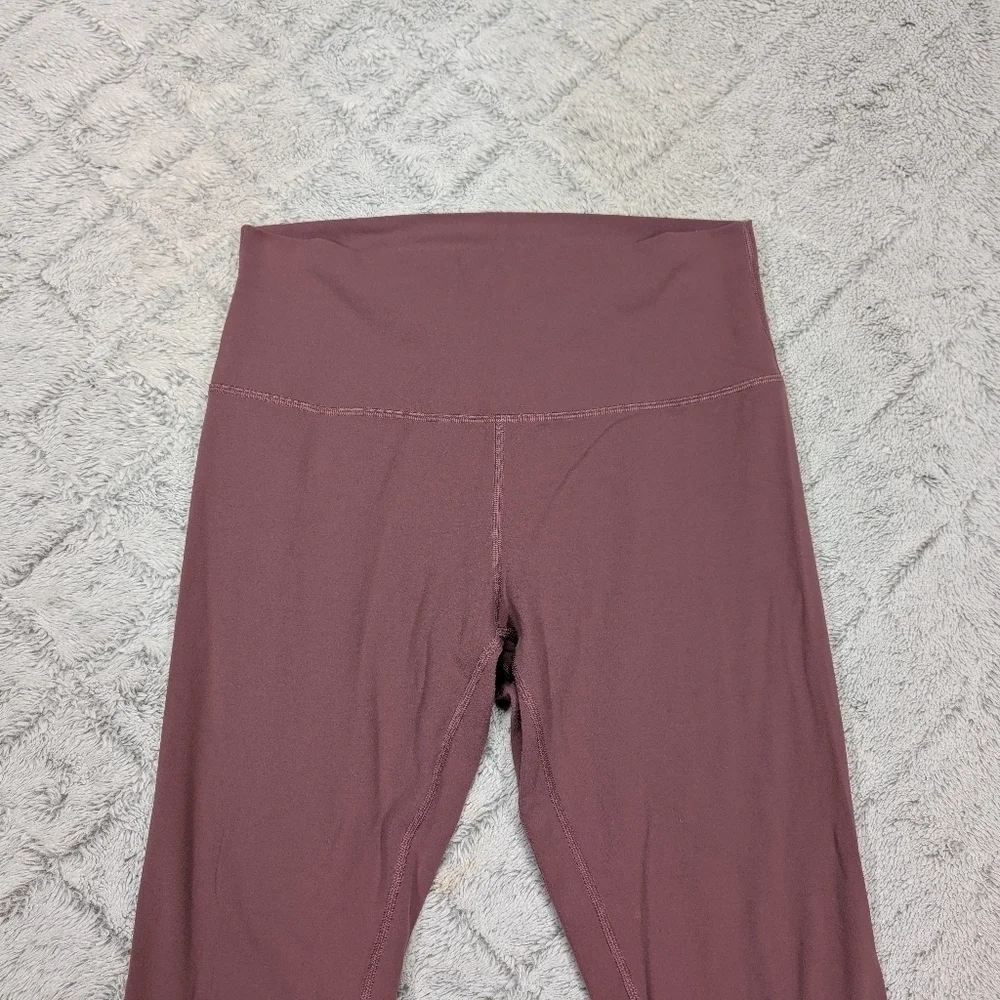 Lululemon Leggings Womens 10 Align HR Pant 25” Pink Mauve Plumful Soft Nulu